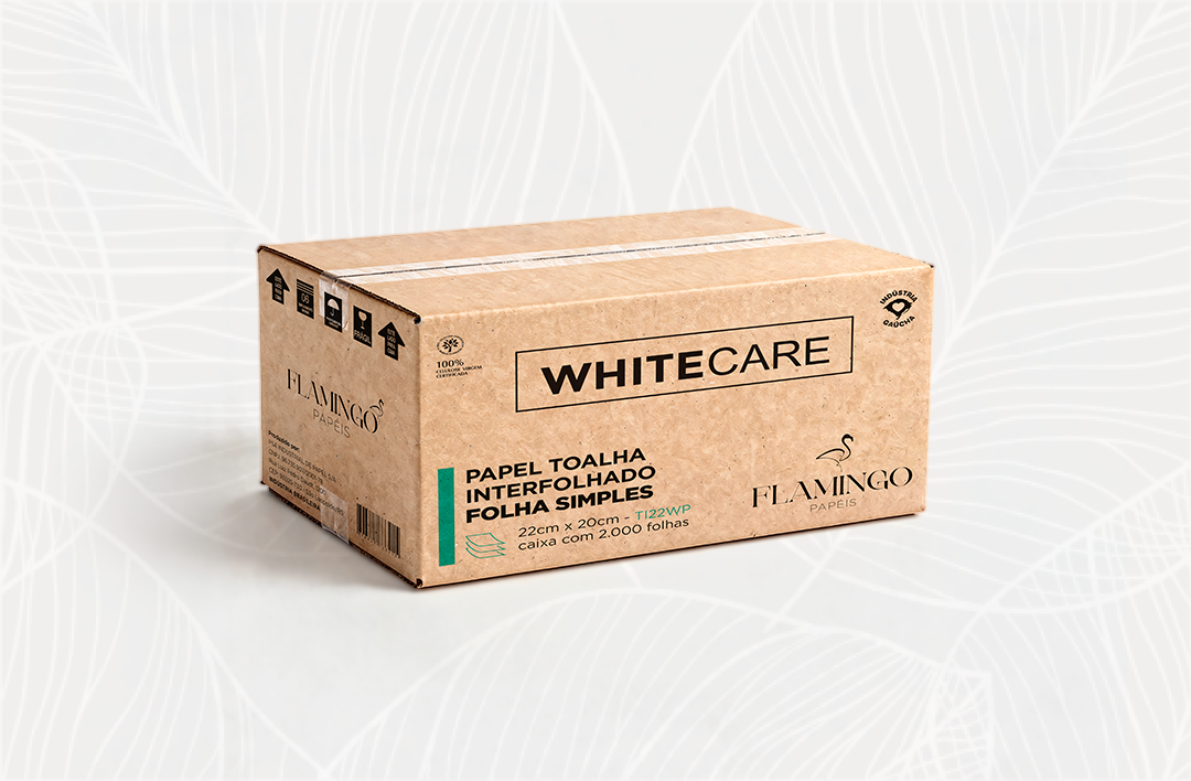 Whitecare - 22cm x 20cm - 2.000 folhas